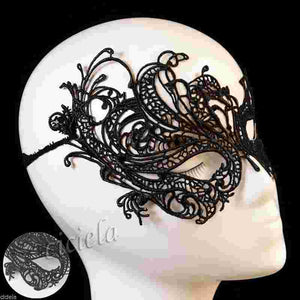 Sexy Lace Eye Mask Venetian Masquerade Halloween Party Fancy Dress Costume