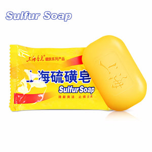 Universal Body Care Skin Cleaning Bathing Sulfur Soap Drug Bactericidal For Acne Psoriasis Seborrheic Eczema Antifungal