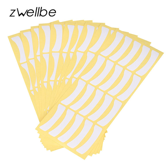 zwellbe 100pairs Wholesale Paper Patches Eyelash