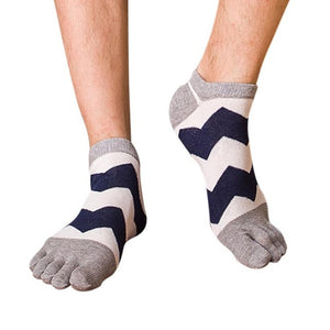 Patchwork breathable color stripes socks