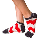 Patchwork breathable color stripes socks