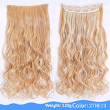 SHANGKE 24'' Long Curly Clip In Hair Extensions Heat Resistant Hair Pieces Colorful 5 Clip In Hair Extensions Women Hairstyles