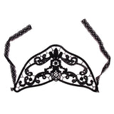 Beautiful Lady Black Eye Mask Sexy Lace Floral Eye Mask Venetian Masquerade Fancy Party Prom Dress Accessories for Halloween