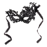 Beautiful Lady Black Eye Mask Sexy Lace Floral Eye Mask Venetian Masquerade Fancy Party Prom Dress Accessories for Halloween