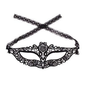 Beautiful Lady Black Eye Mask Sexy Lace Floral Eye Mask Venetian Masquerade Fancy Party Prom Dress Accessories for Halloween