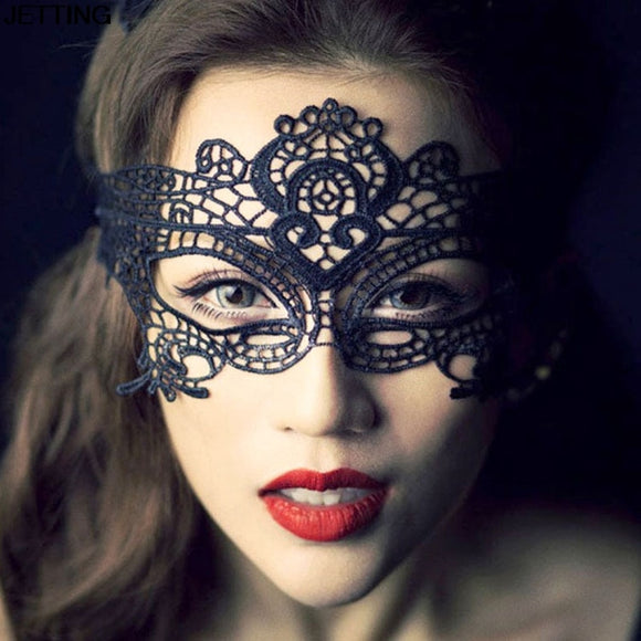 2017 Black Women Sexy Lace Eye Mask Party Masks For Masquerade Halloween Venetian Costumes Carnival Mask For Anonymous Mardi