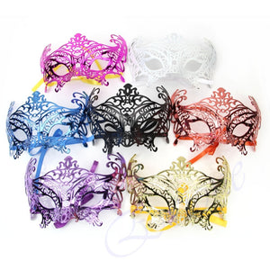 Plastic Laser Cut Masquerade Venetian Eyemask Prom Party Mardi Gras Masks