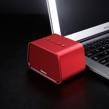 Baseus Portable Bluetooth Speaker Mini Wireless Outdoor Speaker With Mic TF Card Aux Cable U disk Stereo Music Computer Speaker