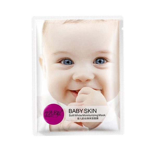 Baby Skin Whitening Hydrating Smooth Facial Mask Moisturizing Skin Face Wrap Mask