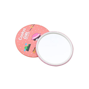 Mini Pocket Compact Portable Mirror Round Mirror Looking Glass Makeup Tools