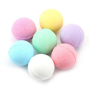 60g Multicolor Bath Ball Natural Bubble Fizzer Bath Bomb Home Hotel Bathroom Body SPA Birthday Gift For Her Wife Girlfriend New