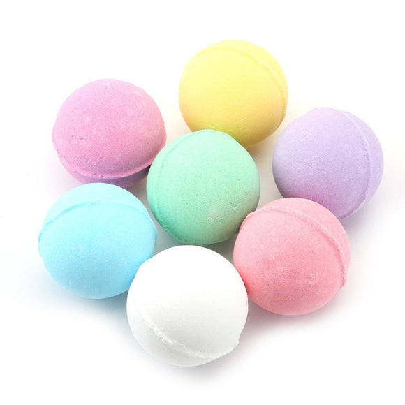 60g Multicolor Bath Ball Natural Bubble Fizzer Bath Bomb Home Hotel Bathroom Body SPA Birthday Gift For Her Wife Girlfriend New