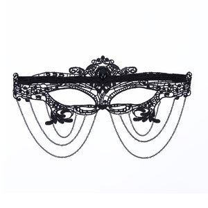 Women Sexy Lace Fabric Eye Mask Party Masks Black Masquerade Halloween Venetian Costumes Carnival Fancy Mask Drop Shipping