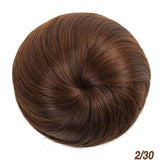 SHANGKE Donut Chignon Bun Clip In Hair Extensions Women Hairstyles Heat Resistant Synthetic Hairpieces