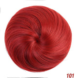 SHANGKE Donut Chignon Bun Clip In Hair Extensions Women Hairstyles Heat Resistant Synthetic Hairpieces