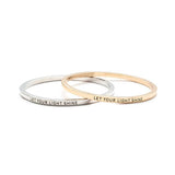 Let Your Light Shine Bangle