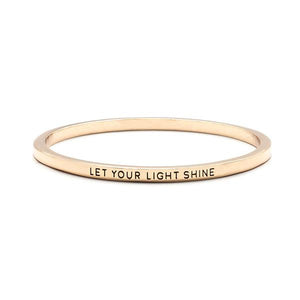 Let Your Light Shine Bangle