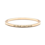 Let Your Light Shine Bangle