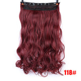 SHANGKE 70cm 5 Clip In Hair Extension Heat Resistant Fake Hairpieces Long Wavy Hairstyles Synthetic Clip In On Hair Extensions