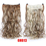 SHANGKE 70cm 5 Clip In Hair Extension Heat Resistant Fake Hairpieces Long Wavy Hairstyles Synthetic Clip In On Hair Extensions