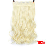 SHANGKE 70cm 5 Clip In Hair Extension Heat Resistant Fake Hairpieces Long Wavy Hairstyles Synthetic Clip In On Hair Extensions