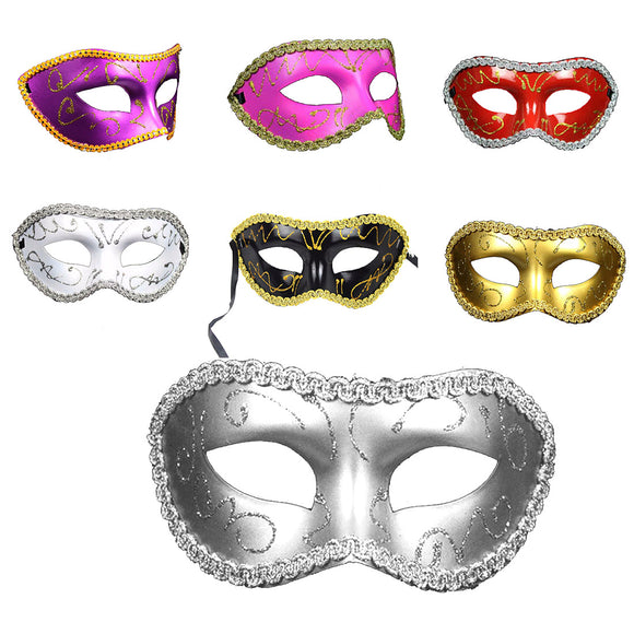 Mardi Gras Sexy Men Women  Costume Prom Mask Venetian Party Dance Masquerade Ball Halloween Carnaval Mask Fancy Dress Costume