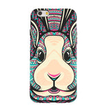 Protective Phone Cover Scratch-resistant Shockproof Rabbit Pattern TPU Soft Phone Case Cover for iPhone