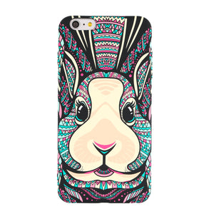 Protective Phone Cover Scratch-resistant Shockproof Rabbit Pattern TPU Soft Phone Case Cover for iPhone