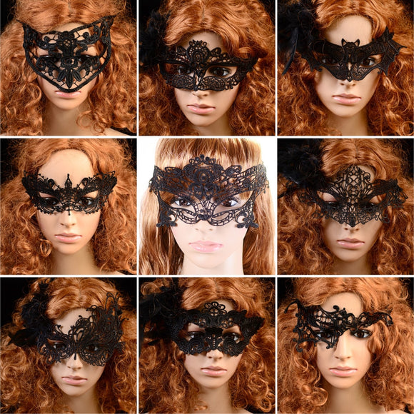 9 Style Sexy Lace Eye Mask Venetian Masquerade Ball Party Fancy Dress Costume Lady Gifts Party Masks