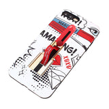 TPU Protective Phone Cover Lipstick Painting Pattern Anti-Scratch Dustproof Shockproof Phone Case Cover for iPhone