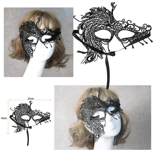 Design Women Costume Eye Mask Sexy Lace Eye Mask Venetian Masquerade Ball Halloween Fancy Dress Costume Newest Hot Search