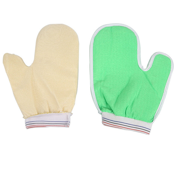 Bath Exfoliating Glove Thumb Body Scrub Gloves Bath Shower Sauna Scrubber Mitt for Men Women