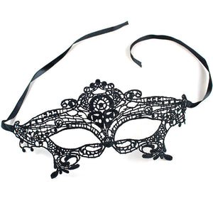 Styling Black Sexy Lace Mask for Party Halloween Venetian Costumes Lasser-cutting Technology