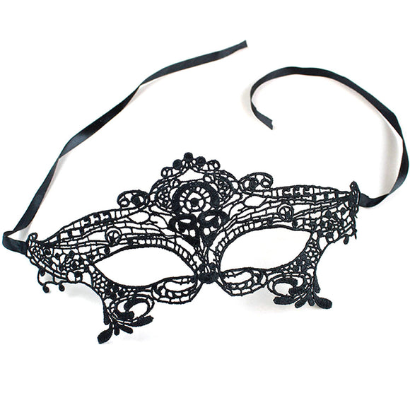 Styling Black Sexy Lace Mask for Party Halloween Venetian Costumes Lasser-cutting Technology