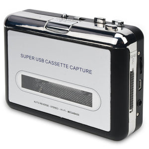 Mini USB Audio Cassette Tape Converter to MP3, CD Player, PC