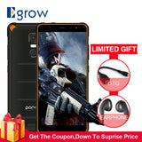 POPTEL P10 5.5" 4GB 64GB 13MP+8MP Camera 4G LTE Waterproof Smartphone Octa Core MT6763 Fingerprint Android 8.1 NFC Mobile Phone