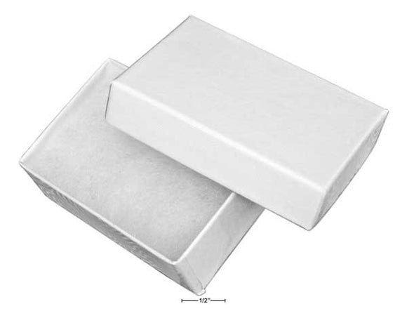 White Cotton Filled Gift Box 2 1/2