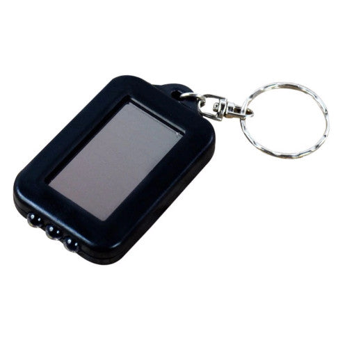 Solar Power LED Keychain