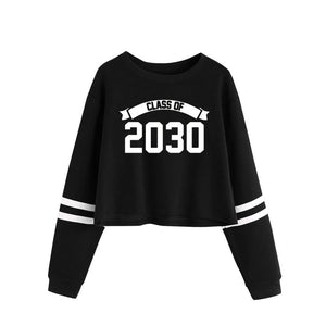 Women Round Neck Long Sleeve Letter Print Casual Sweatshirt Pullover