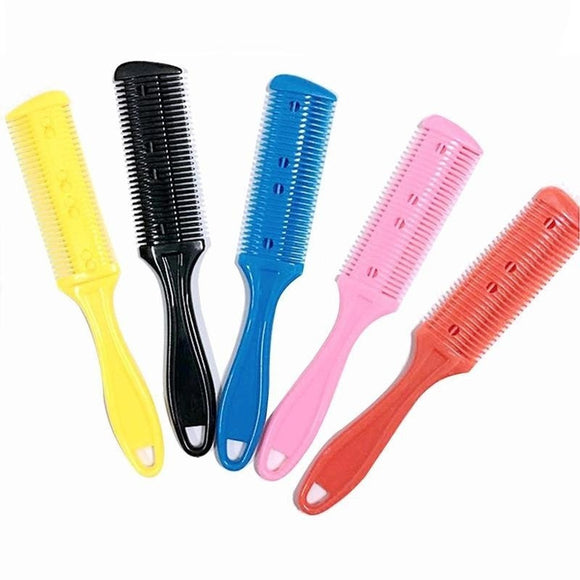 New Barber Scissor Hair Cut Styling Razor Magic Blade Comb Hairdressing Tool