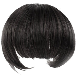 Pretty Girls Clip On Clip In Front Hair Bang Fringe Hair Extension Straight