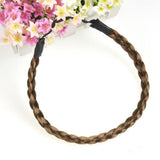 Cute Women Girls Bohemian Headband Braided Plait Hoop Hairband Hair Extensions Hairpieces