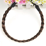 Cute Women Girls Bohemian Headband Braided Plait Hoop Hairband Hair Extensions Hairpieces