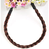 Cute Women Girls Bohemian Headband Braided Plait Hoop Hairband Hair Extensions Hairpieces