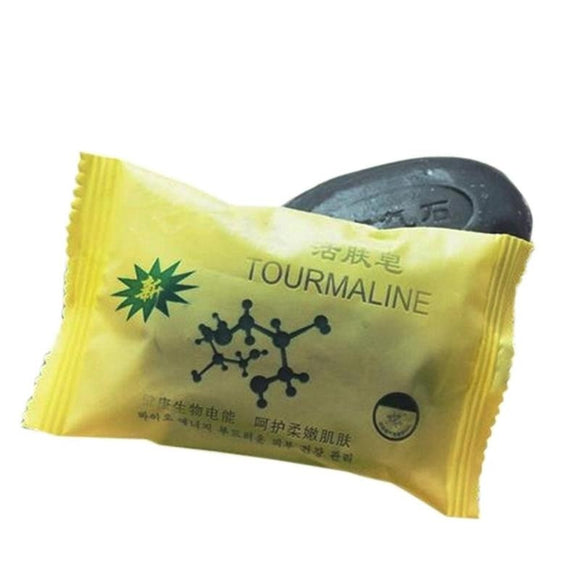 Black New Tourmaline Soap Personal Care Soap Face   Body Beauty Healthy Care SSwell