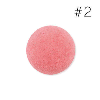 Washing Face Sponge Hemisphere Shape Colorful Konjak Towel Pore Cleansing Sponge