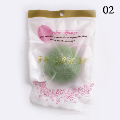 Pure Natural Konjac Cleansing Cotton Wash Your Face Konjak