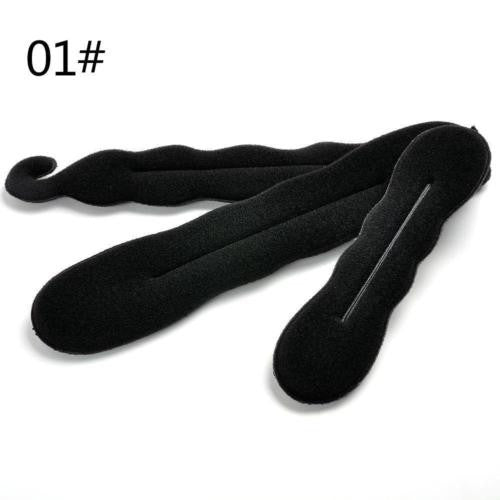 3pcs Or 4PCS Sponge Dish Hair Head Hair Bar Bud Head Curly Hair Hook Tip Hair Bar Size Four Pieces Combination Sponge Braided