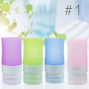 80ml Silicone Refillable Portable Mini Traveler Packing Bottle Storage