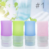 80ml Silicone Refillable Portable Mini Traveler Packing Bottle Storage